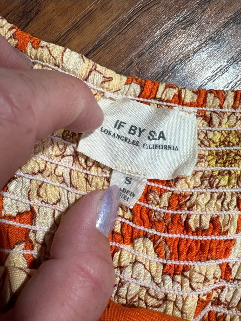 If By Sea women’s size S floral jumpsuit - Picture 4 of 6